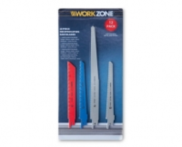 12 Piece Reciprocating Saw Blades