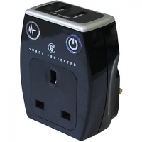 Homebase  USB Dual Charger With Socket