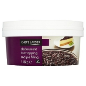 Chefs Larder Blackcurrant Fruit Topping and Pie Filling 1.8