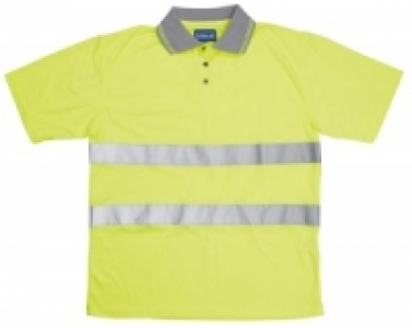 Biloxxi Hi Vis Polo Top Yellow