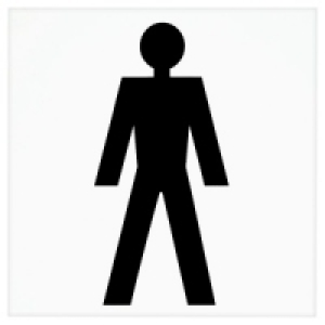 Male Toilet Symbol Sign
