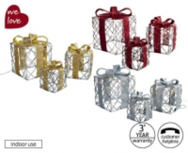 Set of 3 LED Parcels