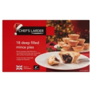 Chefs Larder Deep Mince Pies 18s