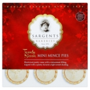 Sargents Mini Mince Pies 27s