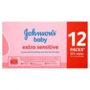 Johnsons Baby Wipes £8.00