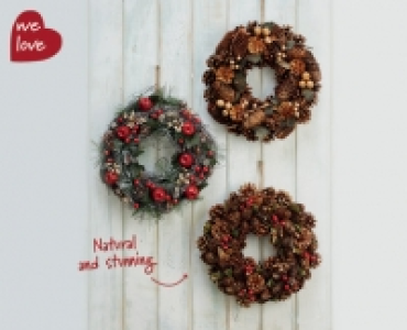 Aldi  Premium Natural Dried Wreath