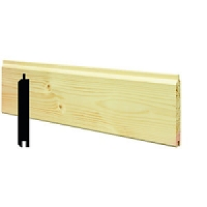 Wickes General Purpose Spruce Cladding 14x94x3000mm Single
