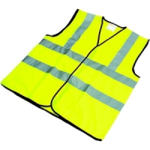Wickes High Visibility Waistcoat Yellow Extra Large £5.49