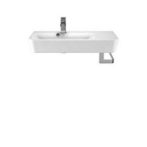 Wickes Pelosa Asymmetrical Basin Left Hand with Towel Rail 8