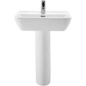 Wickes Renata Square Basin with Full Pedestal 550mm £225.00
