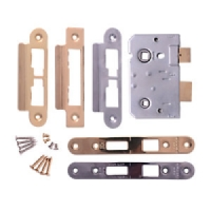 ERA Bathroom CE Sashlock Brass/Chrome 64mm £9.99
