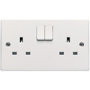 Schneider Ultimate 13AMP DP Switched 2 Gang Socket £3.99
