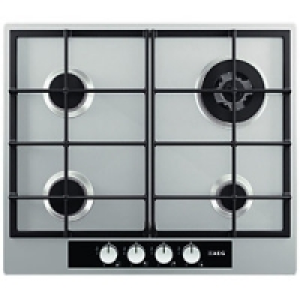 AEG HG654440SM 4 Burner Gas Hob Stainless Steel 600mm