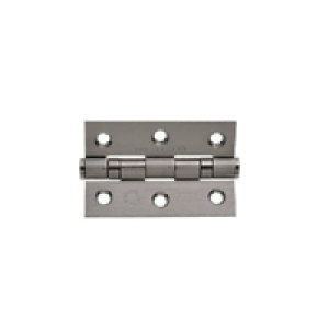 Wickes Grade 7 Fire Rated Ball Bearing Hinge 75x51x2mm Satin