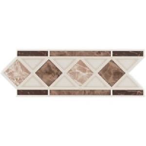 Wickes Caceres Beige Gloss Ceramic Border Tile 200x75mm £15.99