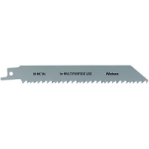 Wickes Multi Purpose Reciprocating Saw Blades 150mm Pack 3