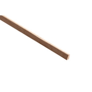 Wickes Dark Hardwood Glass Bead Moulding 15x20x2400mm