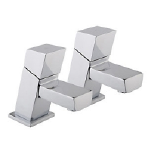 Wickes Kuban Basin Taps Chrome