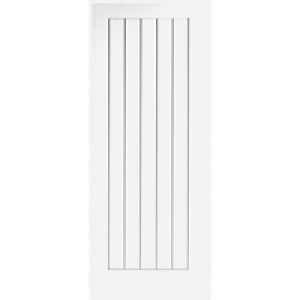 Wickes Geneva Internal Fire Door White Grained Moulded 5 Pan £129.00
