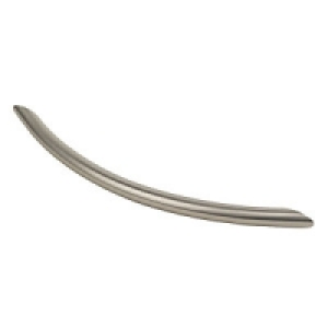 Wickes Bow Cabinet Handle Matt Nickel 160mm 2 Pack