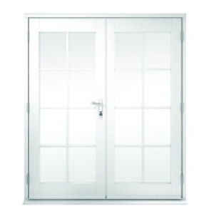 Wickes Coniston Georgian Bar Softwood French Doors White 4ft £999.00