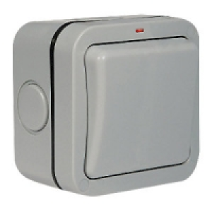 Masterplug IP66 20A Switch 1 Gang 2 Way WP12 £7.19