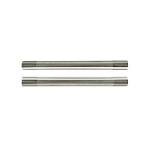 Wickes Key Hole Bar Handles Brushed Nickel Finish 184mm 2 Pa