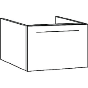 Wickes Bathroom Drawer Cabinet Gloss White 600mm