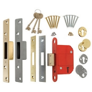 ERA British Standard CE 5L Fortress Deadlock 64mm Brass/Chro