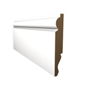 Wickes Dual Purpose Torus/Ogee MDF Skirting 18x169x3600mm Pa £39.99