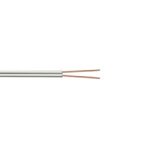 Time 0.2mm2 13 Strand Figure 8 Twin Speaker Wire White 100m &pound;13.99