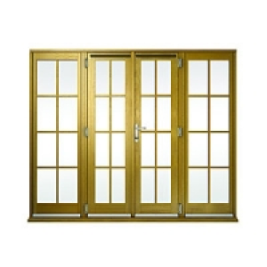 Wickes  Wickes Albery Georgian Bar Solid Oak French Doors 8ft With 1