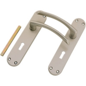 Wickes Dante Lock Handle Satin Nickel Finish £16.73