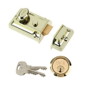 Yale P-77-BLX-PB-60 Traditional Nightlatch Brass &pound;29.99