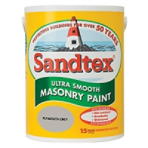 Sandtex Smooth Masonry Plymouth Grey 5L