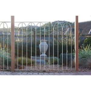 Wickes Arch Top Large Metal Deck Panel 91x1130mm Silver