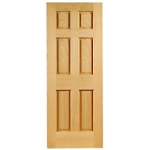 Wickes Ludlow Internal Oak Veneer Door 6 Panel 1981x762mm