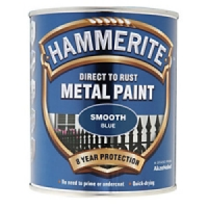 Hammerite Metal Paint Smooth Blue 750ml £12.59