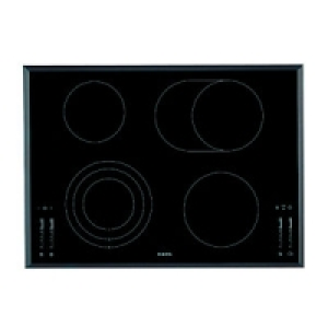 AEG HK764070FB 4 Zone Ceramic Hob Black 800mm