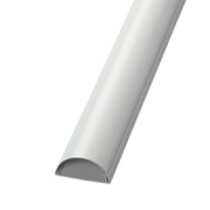 D-Line Self-Adhesive 1/2 Circle TV Trunking White 50x25mmx1. £7.99
