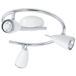 Eglo Riccio Spotlights White Triple Circular