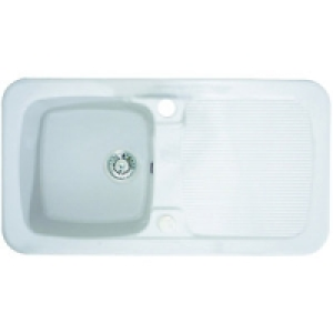 Wickes Ceramic Single Bowl Farmhouse Sink White £229.00