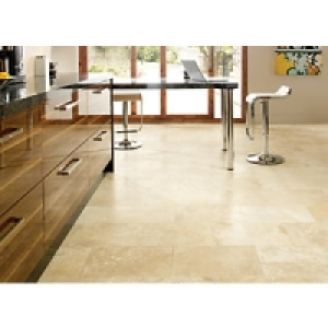 Wickes Beige Honed & Filled Travertine Wall & Floor Tile 305 £13.38