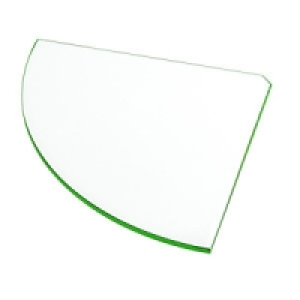 Wickes Shelf Glass Corner 300mm