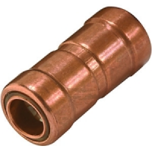 Wickes Push Fit Coupler Copper 10mm