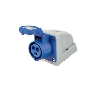MK IP44 Industrial Socket 250V 16A K9201BLU