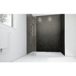 Wickes Obsidian Gloss Laminate 1700x900mm 2 sided Shower Pan &pound;600.00