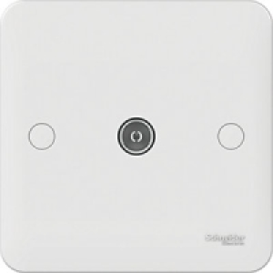 Lisse Single TV Outlet White £3.99