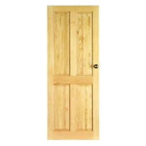Wickes Skipton Internal Softwood Door Clear Pine 4 Panel 198 £66.99