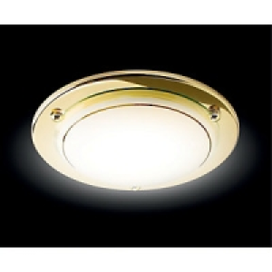 Wickes Geneva Flush Ceiling Light Brass £9.99